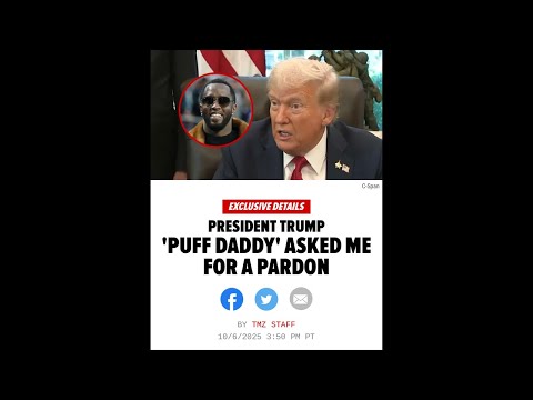 Thumbnail for Breaking News’ Donald Trump Just Confirmed Diddy Asked Him For A Pardon & He’s Gonna Give It To Him!