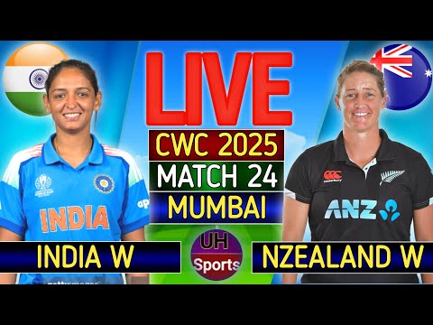 Thumbnail for India Women vs New zealand Women 24th ODI Match | World Cup Cricket Live, IND vs NZ Live Match Today