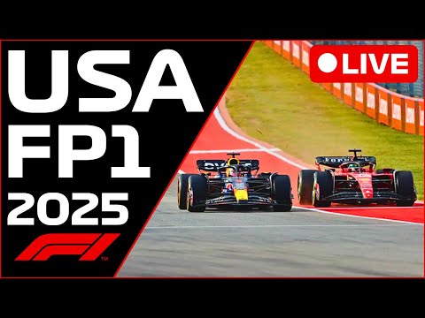 Thumbnail for 🔴F1 LIVE - USA GP FP1 - Commentary + Timing