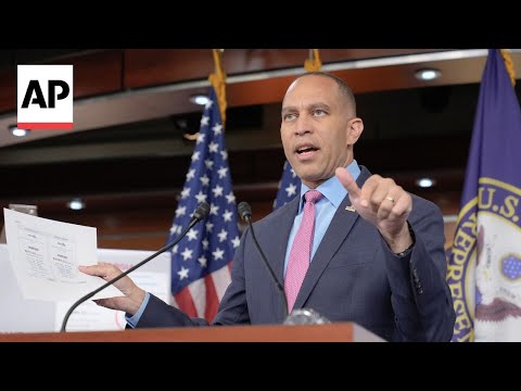 Thumbnail for Hakeem Jeffries responds as Trump says he's open to government shutdown deal
