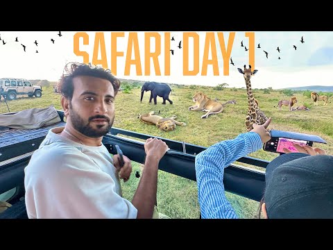 Thumbnail for Hum Kenya Pahunch Gaiy 😍 First Day Our Safari In Maasai Mara❤️