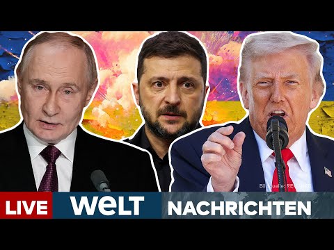 Thumbnail for UKRAINE-KRIEG: „Ich will keine Zeit verschwenden“ – Trump-Putin-Treffen abgesagt! | WELT Livestream