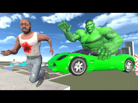 Thumbnail for Franklin Found Giant Hulk Car In Indian Bike Driving 3d