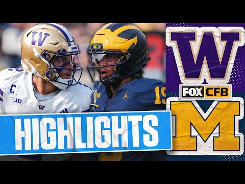 Thumbnail for Washington Huskies vs. Michigan Wolverines Highlights | FOX College Football