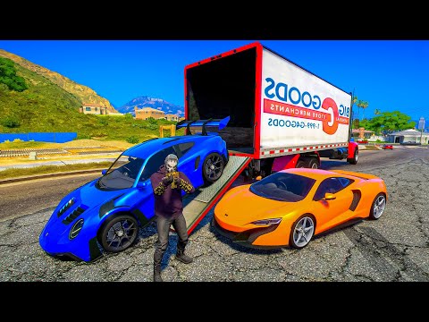 Thumbnail for Stealing Car With Secret Truck | GTA 5 RP