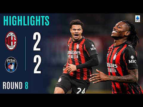 Thumbnail for MILAN-PISA 2-2 | HIGHLIGHTS | Youngster Rescues Milan At The Death | Serie A 2025/26