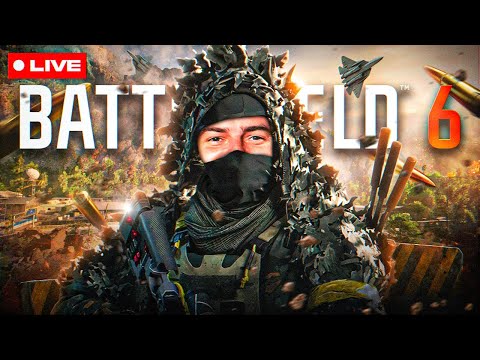 Thumbnail for 🔴LIVE - BATTLEFIELD 6 GRIND 🔥 #1 30+ BF6 SNIPER 🔥 100T NADESHOT