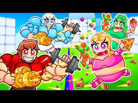 Thumbnail for FAT Vs MUSCULAR In Roblox Rivals...