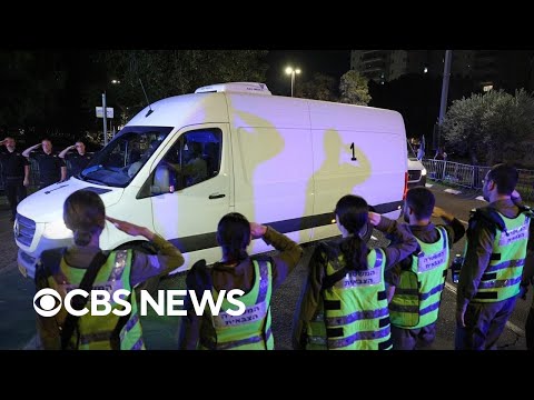 Thumbnail for Hamas releases bodies of four more deceased hostages