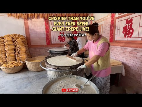 Thumbnail for 🔴Live🔴The Thinnest Pancakes You'll Ever See! (Unbelievably Easy Crepes Recipe)