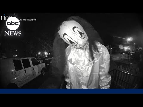 Thumbnail for Police search for Halloween mask-wearing trio who terrorized family
