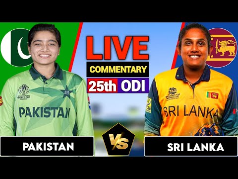Thumbnail for Live: SLW vs PAKW, 25th ODI Match Live | World Cup Cricket Live | Sri Lanka Women vs Pakistan Women