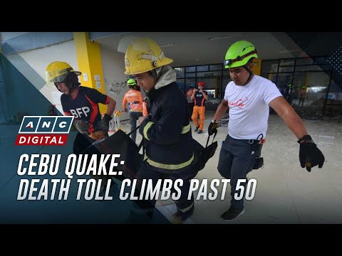 Thumbnail for Death toll rising: At least 53 dead in Cebu quake | ANC