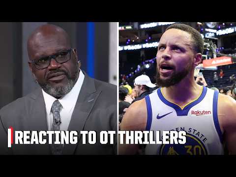 Thumbnail for Inside the NBA reacts to Warriors & Thunder winning in overtime 🍿