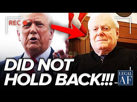 Thumbnail for Trump RIPPED to SHREDS by Judge in FILING OF THE YEAR