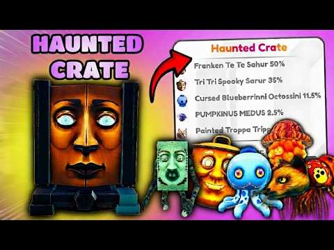 Thumbnail for Halloween Brainrots👻 Haunted Crate in Brainrot Evolution (Roblox)