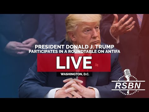 Thumbnail for LIVE REPLAY: President Trump Participates in a Roundtable on ANTIFA - 10/8/25