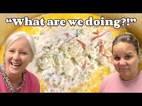 Thumbnail for The family was TOO SCARED to try it, so they sent it to Momma đŸ˜³ Sunshine Pimento Salad