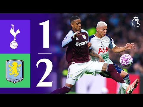Thumbnail for Tottenham Hotspur 1-2 Aston Villa | Premier League Highlights