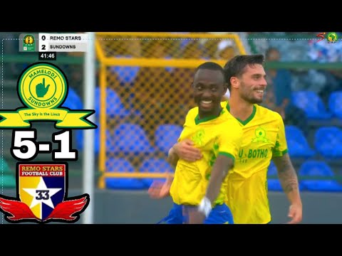 Thumbnail for Mamelodi Sundowns vs Remo stars Highlights and Goals Caf Champions league
