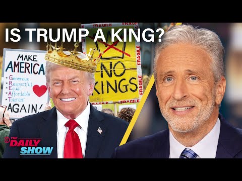 Thumbnail for "No Kings" Protests Defy GOP Expectations & Jon Gives Trump a Royal Inspection | The Daily Show