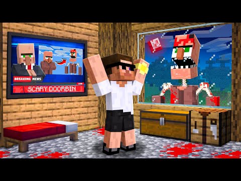 Thumbnail for Doorbin become Scary Gaint Monster in Minecraft..