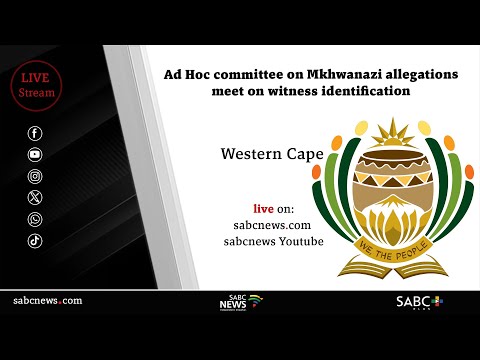 Thumbnail for Parliament Ad Hoc Committee meets on Mkhwanazi allegations on witness identification