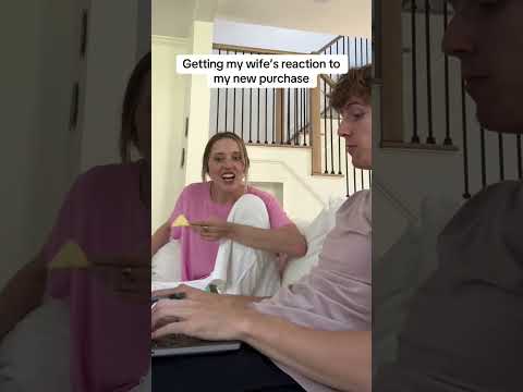 Thumbnail for Her priceless reaction to my new purchase 😂