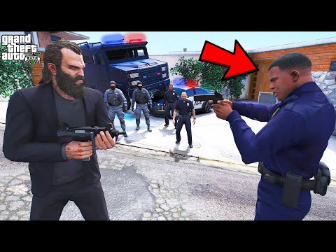 Thumbnail for Franklin's Police Team vs Trevor's SWAT Force in GTA 5
