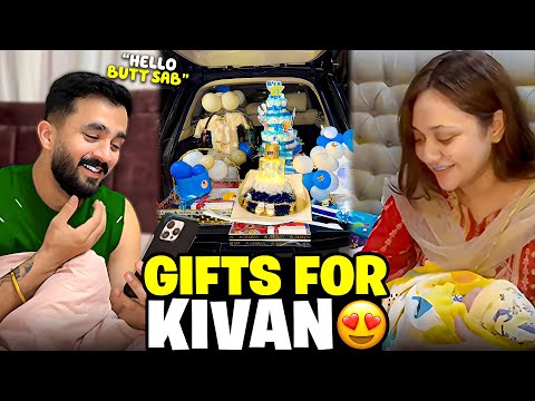Thumbnail for First Video Call with Kivan🥺Beautiful Gifts from Talha for Choty Butt sab❤️