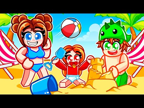 Thumbnail for BROOK FAMILY Goes To BEACH In Roblox!