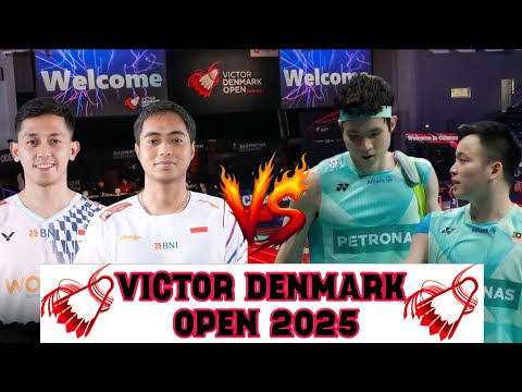 Thumbnail for (MD~R32) Ardianto/Hidayat (INA) VS Aaron/Soh (MAS) | Denmark Open 2025 Badminton