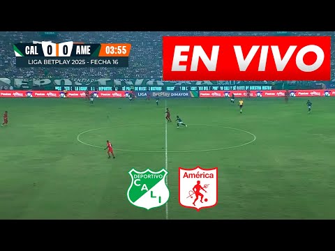 Thumbnail for 🔴 CALI VS AMERICA - PARTIDO EN VIVO HOY - FECHA 16 - LIGA BETPLAY 2025 II