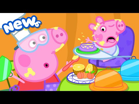 Thumbnail for Peppa Pig Tales 2025 🍼 Baby Evie's MYSTERY Taste Test! 🥣 Trying NEW Food! 🍧 BRAND NEW Peppa Pig