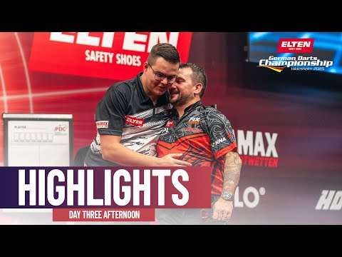 Thumbnail for THE LAST EIGHT! | 2025 German Darts Championship | Day Three Afternoon Highlights