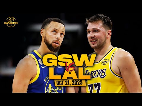 Thumbnail for Golden State Warriors vs Los Angeles Lakers Full Game Highlights | Oct 21, 2025 | FreeDawkins