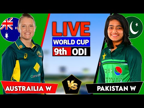 Thumbnail for Australia women vs Pakistan women,9th ODI WC 2025,Live Cricket Score & Commentary AUSW vs PAKW