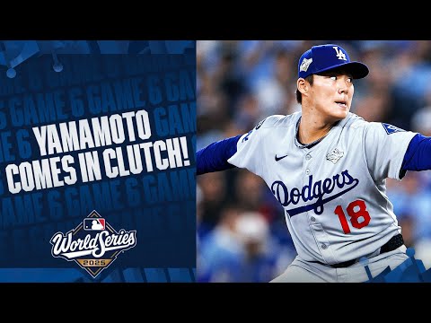 Thumbnail for Yoshinobu Yamamoto gave the Dodgers his all in a crucial win-or-go-home Game 6! 😅 | 山本由伸ハイライト
