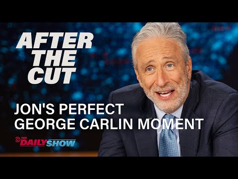 Thumbnail for Jon Stewart's Favorite Moment with His Comedy Hero George Carlin - After The Cut | The Daily Show