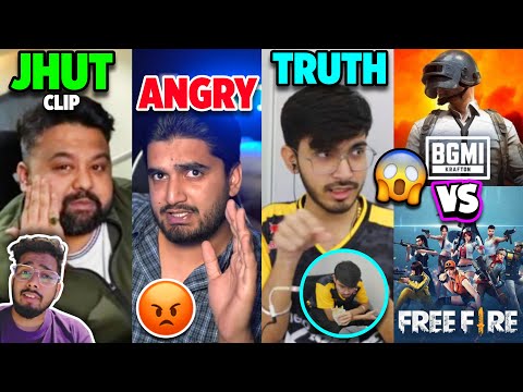 Thumbnail for Again CONTROVERSY in 2025?🥶 Warning & ANGRY🚨 BGMI vs FreeFire,S8UL Goldy,Mavi,Scout,Godlike Admino
