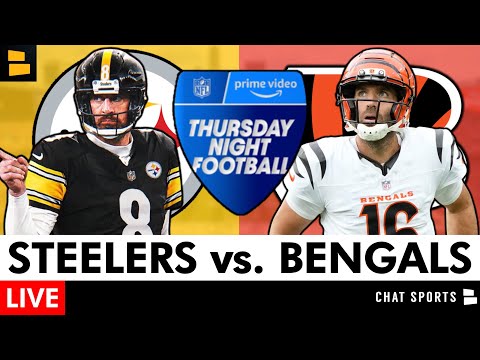 Thumbnail for Steelers vs. Bengals Live Streaming Scoreboard, Free Play-By-Play, Highlights | NFL Week 7 on TNF