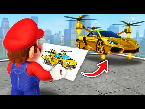 Thumbnail for Mario Odyssey, but EVERYTHING I Draw COMES TO LIFE!