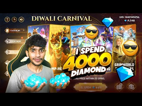 Thumbnail for I Spend 4000 Diamonds 🪔 In Diwali Carnival Event 