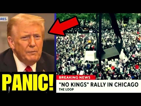 Thumbnail for Trump PANICS on Fox News, MASSIVE NO KINGS PROTESTS