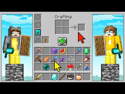 Thumbnail for Minecraft Pillars, but our INVENTORY is SHARED...