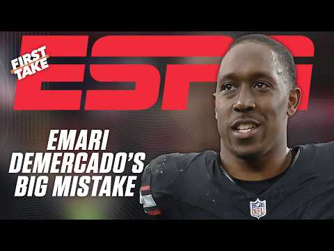 Thumbnail for Stephen A. calls for Emari Demercado to be BENCHED + Are Patriots a THREAT to Bills? 👀 | First Take