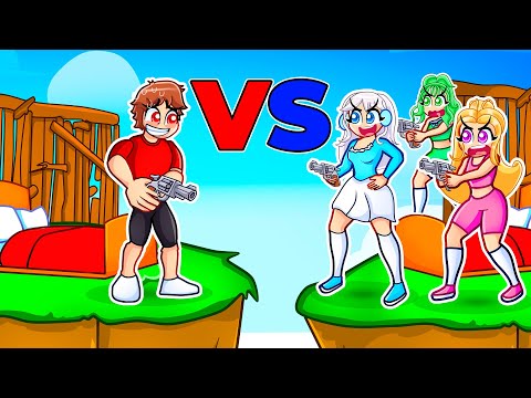 Thumbnail for Techy Vs 3 CRAZY FAN GIRLS In Fortnite Bed Wars...
