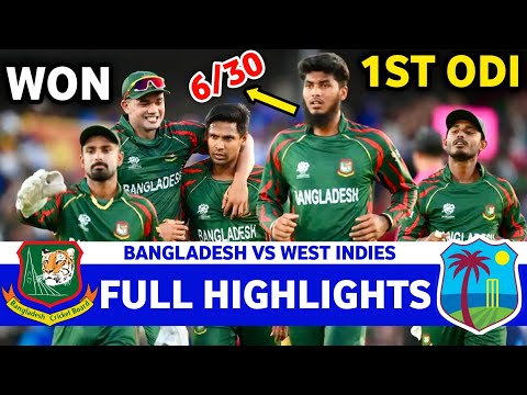 Thumbnail for Bangladesh Vs West Indies 1st Odi Match Full Highlights 2025 | BAN VS WI