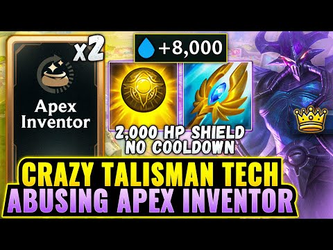 Thumbnail for S+ Tier Augment Abuse: 8k Mana Kass + Infinite Item Spam (Apex Inventor) | League Arena Gameplay