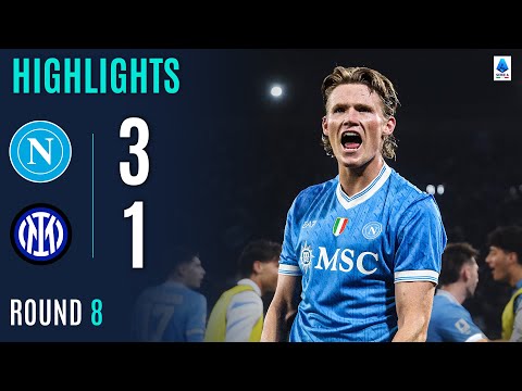 Thumbnail for NAPOLI-INTER 3-1 | HIGHLIGHTS | Napoli Claim First Spot in Showdown | Serie A 2025/26